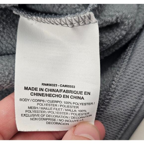 Nike golf tour performance therma fit fleece lined 1/4 zip #8 patch sz XL grey - Picture 5 of 7